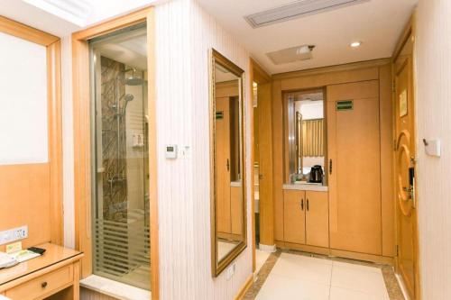 Koupelna v ubytování Vienna Hotel Jiangsu Kunshan Changjiang North Road Fenghuangcheng