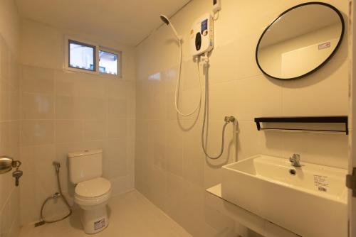 Koupelna v ubytování Via del Mare Residence