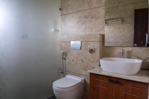 Koupelna v ubytování The fox resort