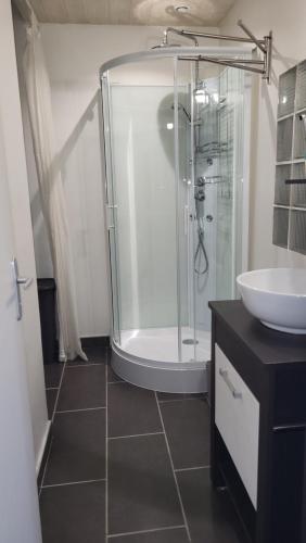 Koupelna v ubytování La Petite Maison de Barousse