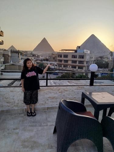 Red pyramids view hotels