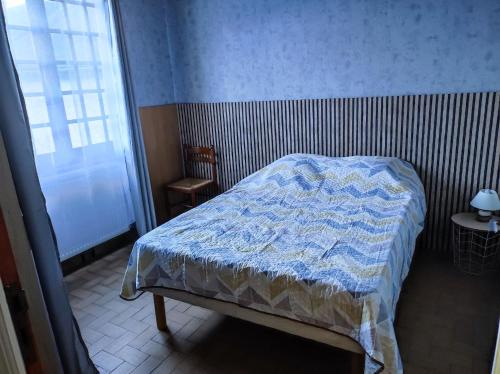 Postel nebo postele na pokoji v ubytování Montée du Boiloa - Bielle, Laruns