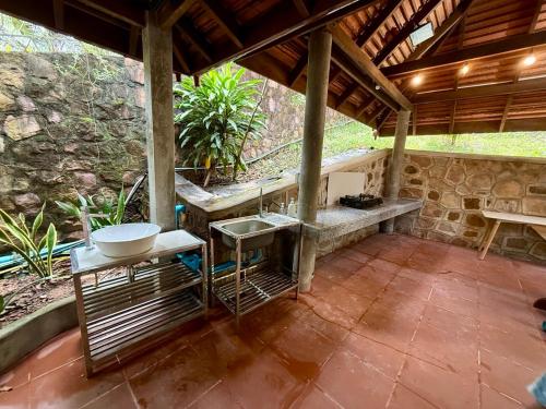 Zahrada ubytování Villa Kep Sea Mountain