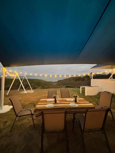 Χώρος καθιστικού στο palawan holiday lodge