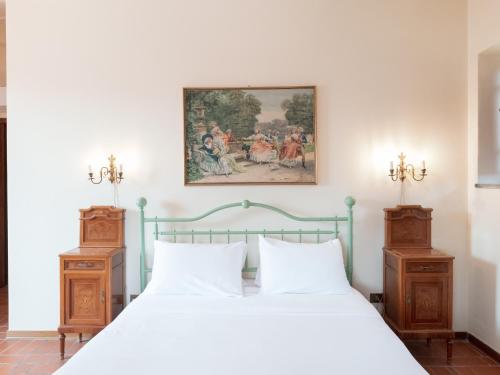 Postel nebo postele na pokoji v ubytování Villa Milone Etna Country House