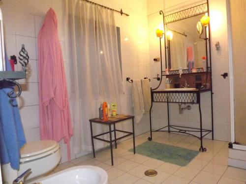 Koupelna v ubytování Villa San Valentino