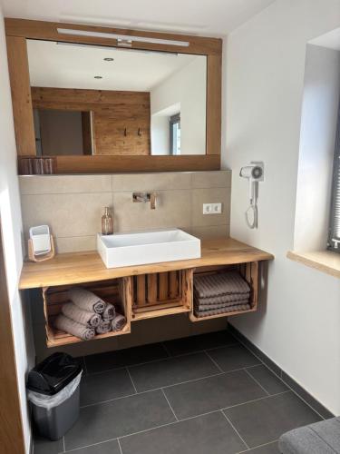 Koupelna v ubytování Appartement Steinbergrose