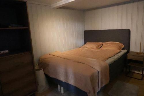 Postel nebo postele na pokoji v ubytování Central apartment in Lillehammer