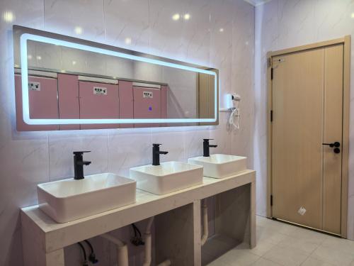 Et badeværelse på Monkey light youth hostel