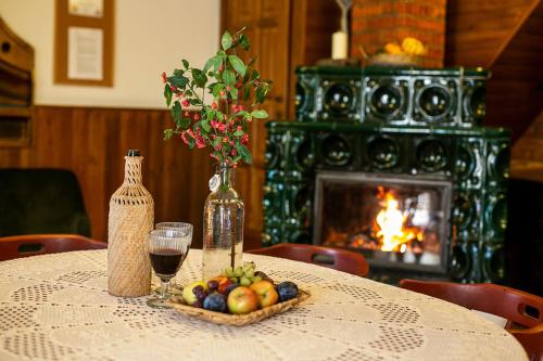 Jídlo v prázdninového domu nebo okolí