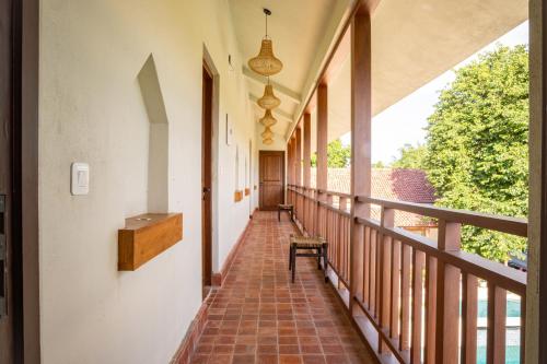 Balkón nebo terasa v ubytování Salbari - A Heritage Home