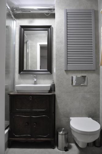 Kúpeľňa v ubytovaní Cichy Apartament na Nowym Świecie