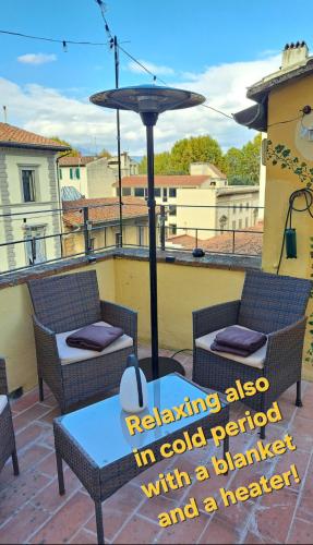 Sunny home with roof patio