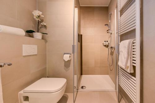 Koupelna v ubytování Luxury 1 bedroom flat in Kirchberg