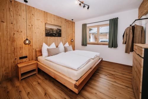 Ένα ή περισσότερα κρεβάτια σε δωμάτιο στο Ferienwohnung Niederbergerhof