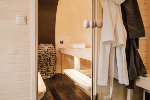 Ένα μπάνιο στο Modernes Tiny House Im Oldenburger Münsterland