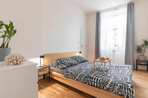 Ένα ή περισσότερα κρεβάτια σε δωμάτιο στο Apartmán Údolní