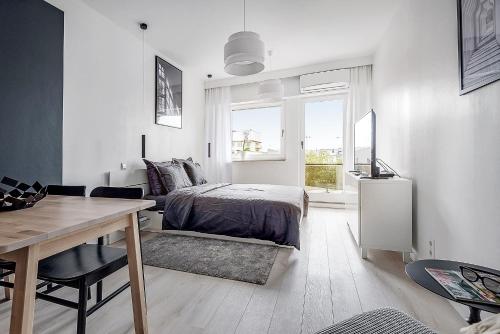 Studio super central, climatisé balcon avec vue