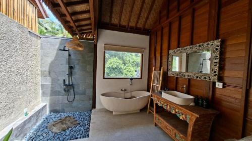 Koupelna v ubytování Villa Pondok Utu 5, Ubud - Bali