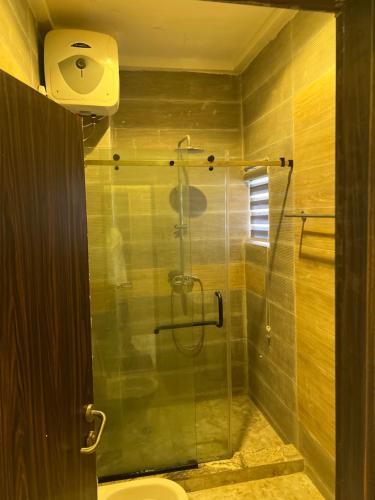 Koupelna v ubytování Gold royal