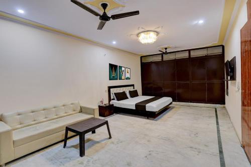 Χώρος καθιστικού στο Hotel O Moon Light