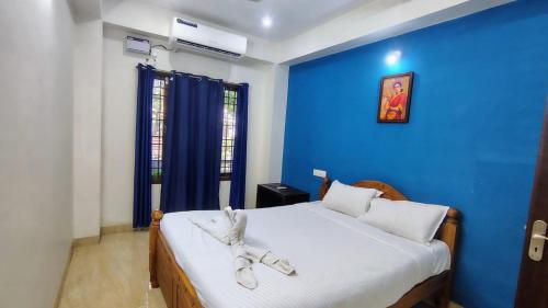 Postel nebo postele na pokoji v ubytování Villa11 at french colony