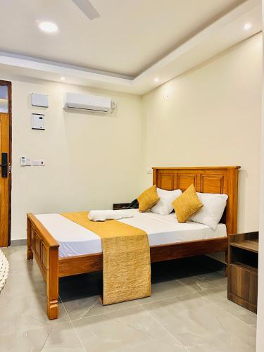 Postel nebo postele na pokoji v ubytování Screenshot Hotel Mtwapa