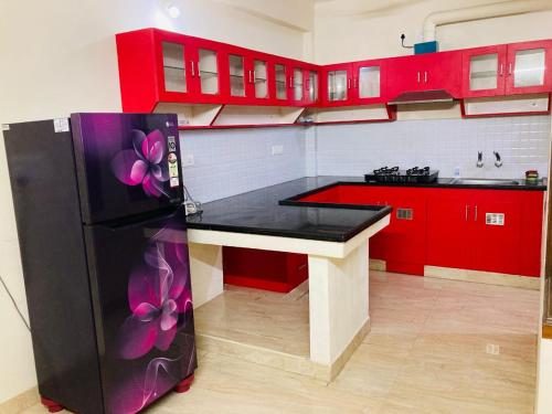 Η κουζίνα ή μικρή κουζίνα στο Villa11 at french colony