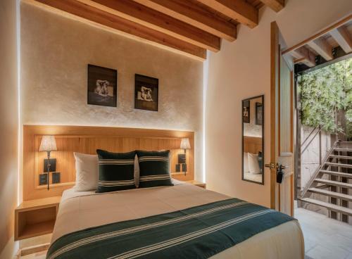 Ένα ή περισσότερα κρεβάτια σε δωμάτιο στο Casa Ziña