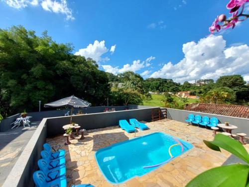 Bazén v ubytování Conexão natureza nebo v jeho okolí