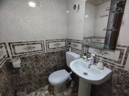 Koupelna v ubytování Guest House