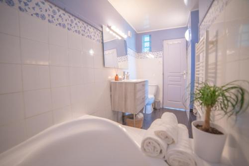 Koupelna v ubytování Casa 8 - Gourdon