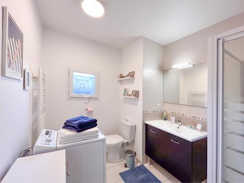 Et badeværelse på La Piste Bleue