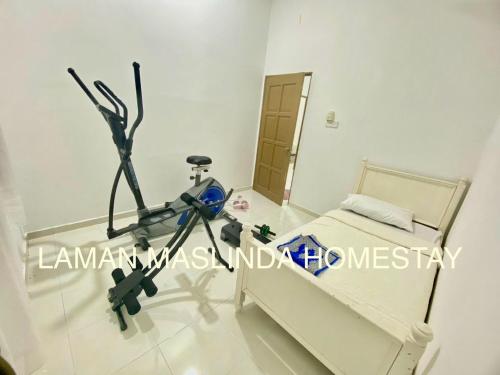 Fitness centrum a/nebo fitness zařízení v ubytování Laman Maslinda