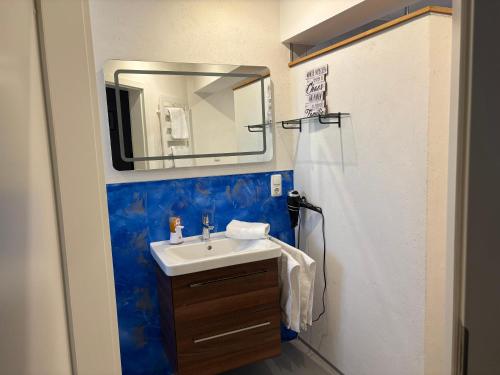 Koupelna v ubytování Antoniusblick Vacation Apartment