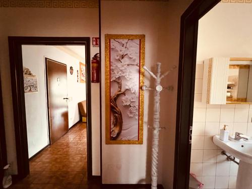 Koupelna v ubytování Al glicine