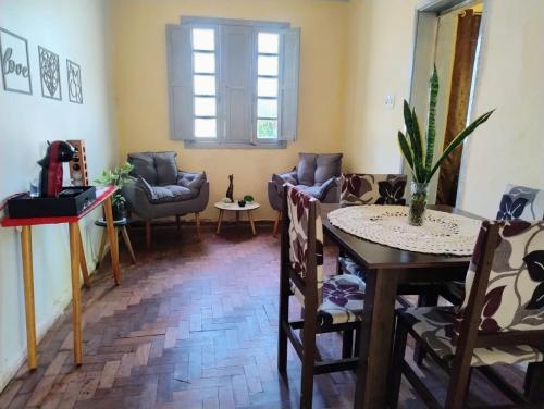 Posezení v ubytování Hospedagem Becker