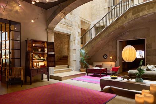Zona d'estar a Hotel Neri – Relais & Chateaux