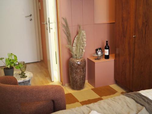 Postel nebo postele na pokoji v ubytování Grazerhof