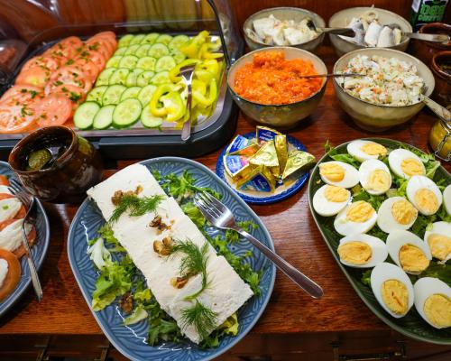 Jídlo v bed and breakfast nebo okolí