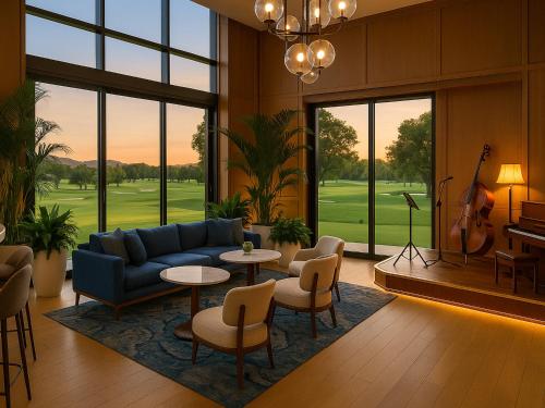 Posezení v ubytování The Hawthorn by Galway Bay