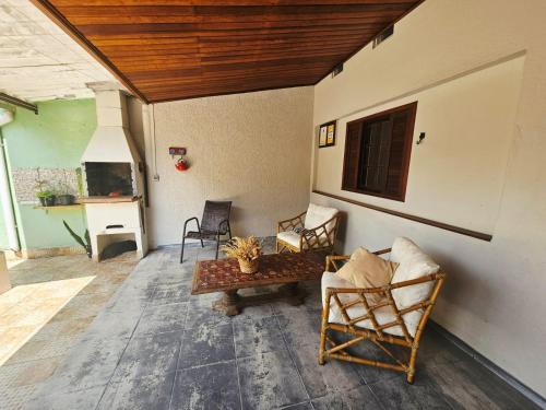 Zona de estar de Casa Central Ubatuba