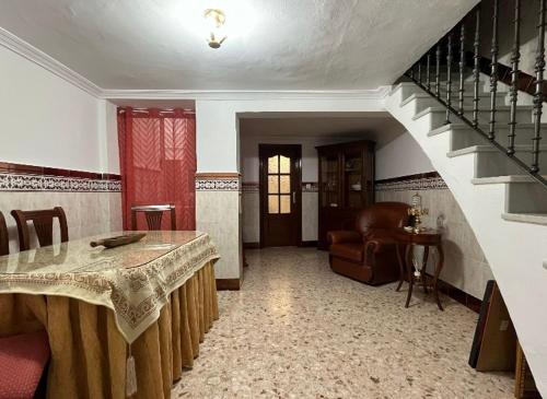 Χώρος καθιστικού στο Casa amplia a un paso de Sevilla