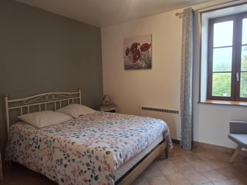 Postel nebo postele na pokoji v ubytování La croix d'asquins