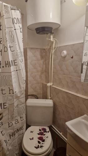 Koupelna v ubytování Apartament Faleza Dunarii