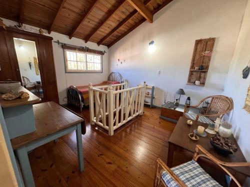 Posezení v ubytování Hermoso Chalet 6 personas a cuadras del Mar