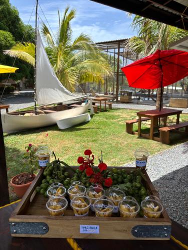 Jídlo v vily nebo okolí