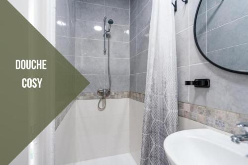 Ένα μπάνιο στο Le Petit Cosy de la Gare - Wifi