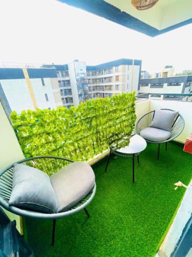 Χώρος καθιστικού στο Casa Cosy