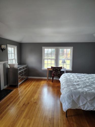 Postel nebo postele na pokoji v ubytování Pomfret Cottage